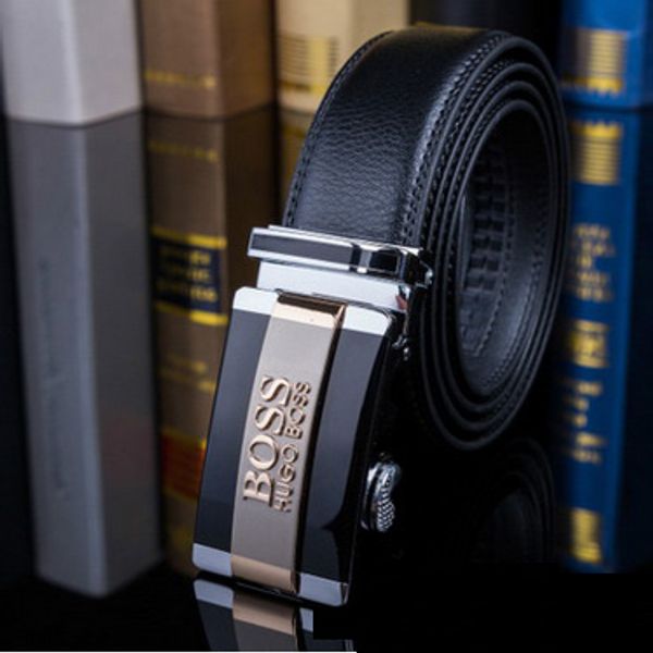 

Men 039 comfort genuine leather ratchet dre belt with automatic click buckle fa hion de igner men jean belt