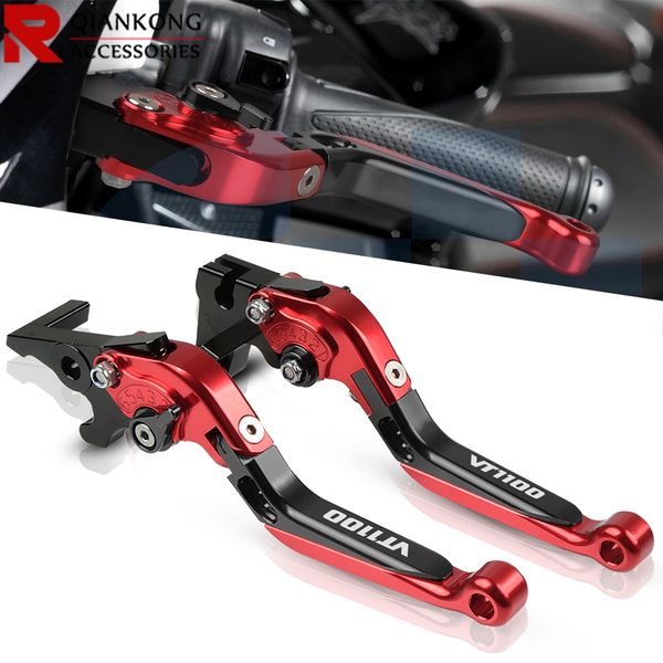 

for vt1100 1995-2007 motorcycle adjustable folding extendable brake clutch lever 1996 1997 1998 1999 2000 2001 2002 2003