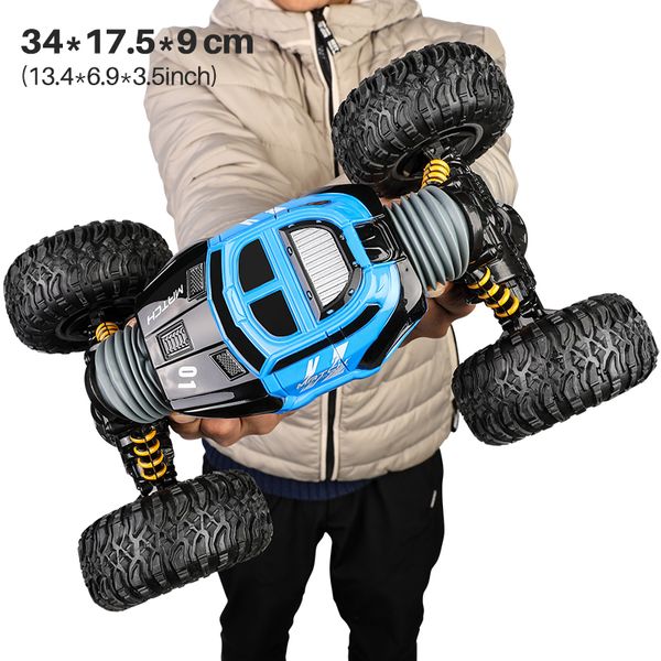 

1/16 4wd electric rc drift car rock crawler remote control toy 2.4g radio controlled 4x4 drive off-road car toys for boys gift t200115