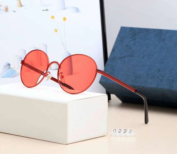 

wholesale-mens women designer glasses luxury sunglasses polarized myopic frame style g0222 uv400 7 colors optional with box, White;black
