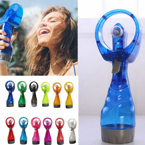 

mini hand held spray portable travel handle water spray cool mist fan bottle mist sport travel beach camp kka3377