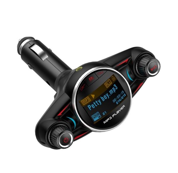 

hevxm bluetooth handscar kit bt08 mp3 player fm transmitter aux modulator dual usb