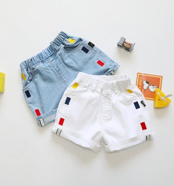 

2020 new girls boys denim shorts summer fashion kids shorts 1-6 years hv621, Black