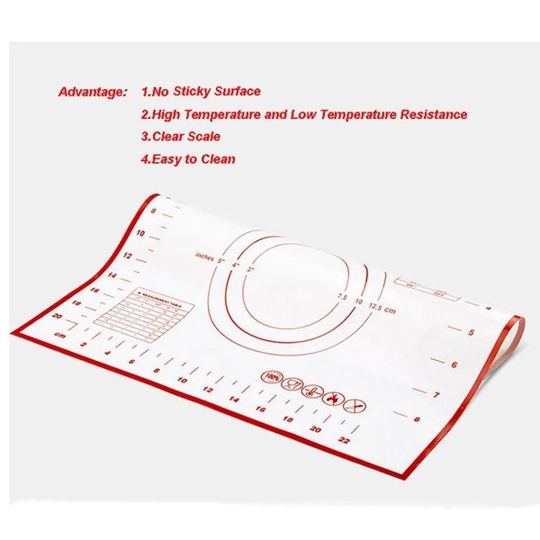 

reposteria silicone baking mats sheet pizza dough non-stick maker holder pastry kitchen gadgets cooking tools utensils bakeware