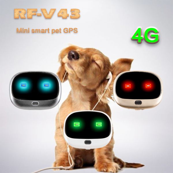 

4g lte+3g wcdma+2g gsm networks gps pet tracker rf-v43s ip67 water-proof gps locator with gps+wifi positioning voice monitor