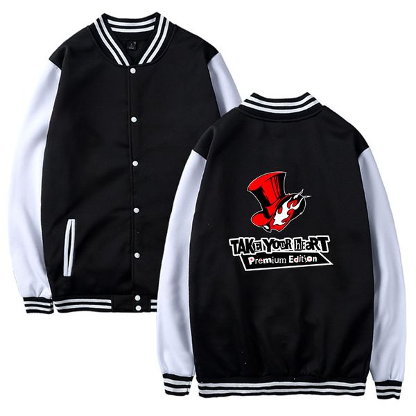 

persona 5 funny game print p5 jacket coat mens casual clothing print persona 5 tank, Black;brown