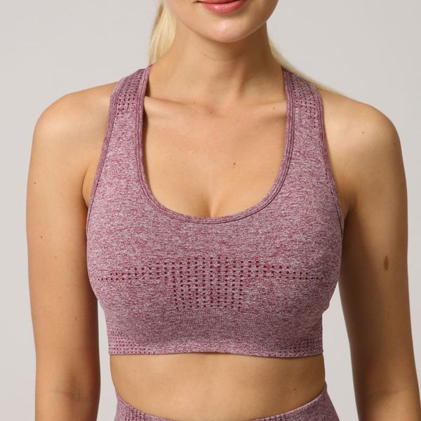 

new style seamless sports bra gym fitness women running crop push up female workout padded yoga bra activewear, White;red