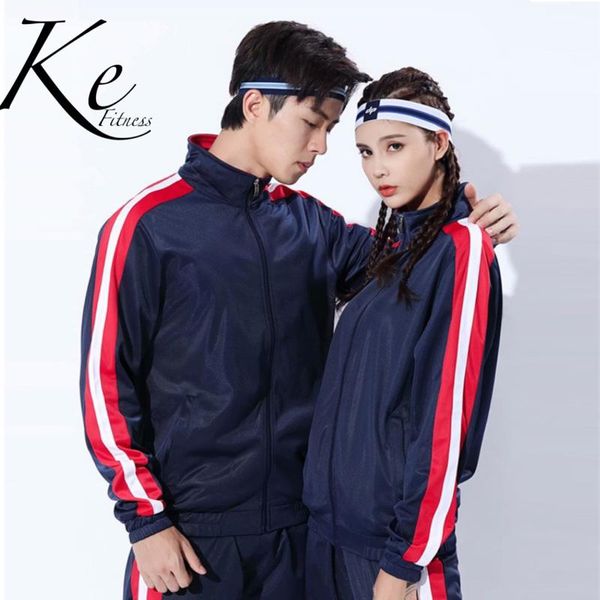 

ke basketball training clothes long-sleeved suit sportswear men women football appearance suit jacket custom tracksuit, White;black