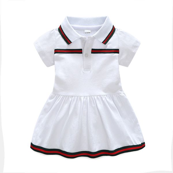 

Baby Girl Clothing Dress Европейский и Американский стиль девушка с коротким рукавом отворо