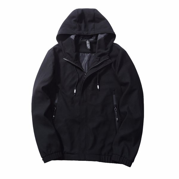 

army camouflage men solid color hooded coat tactical jacket spring autumn new streetwear soft shell jacket hunt clothes, Black;brown