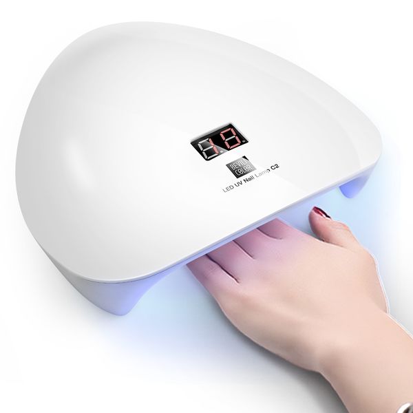 

nail dryer for nail led uv lamp 8w mini usb lamp for manicure lcd display drying all gels polish art tools