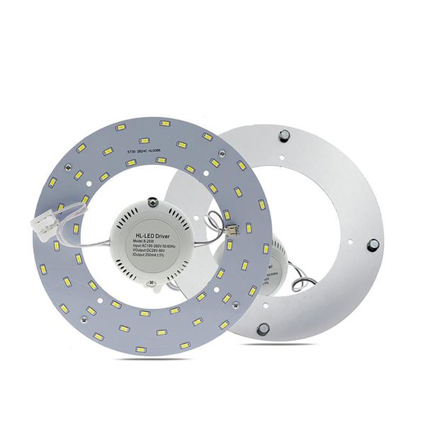 LED Ring Panel Tube 5730 SMD 18W 24W 36W высокой яркости светодиодного освещения Тарелка Удобная установка Заменить Другие Потолочные светильники