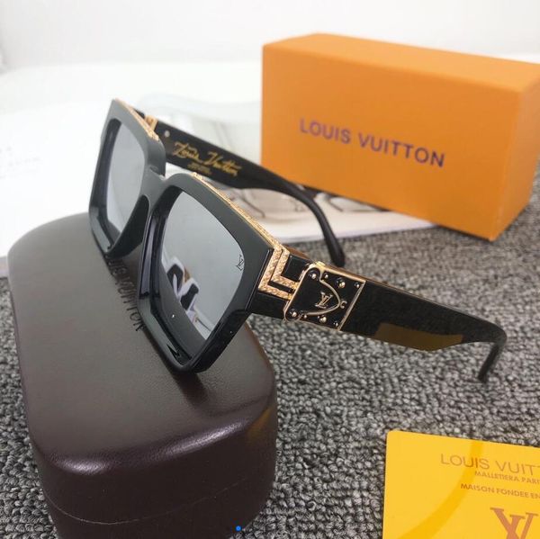 

fashion luxury evidence sunglasses retro vintage men z0 designershiny gold frame laser women with package, White;black