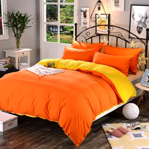 

1 pcs solid color super soft encryption fabric duvet cover a variety of specifications to open custom