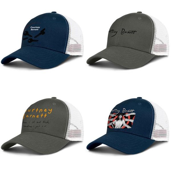 

courtney barnett mens and womens adjustable trucker meshcap cool fitted cute trendy baseballhats key, Blue;gray