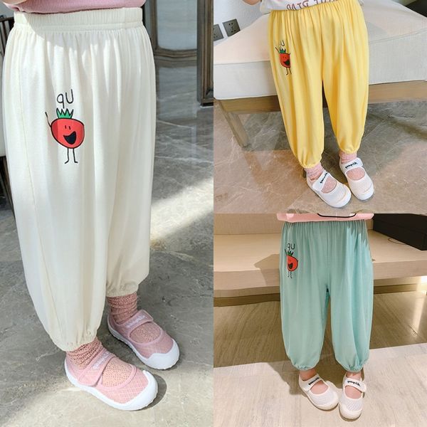 

xha3v 2020 summer clothes clothin chinos anti-mosquito children's g girl's children's anti-mosquito pants girl's baby au, Blue