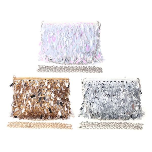 

2019 new fashion women sequins clutch evening bags beaded shining wedding cocktail party purse