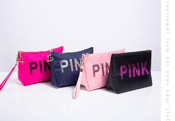 

2019 makeup bag co metic bag love pinkbag travel bag letter hologram equin co metic bag make up bag large capacity torage waterproof