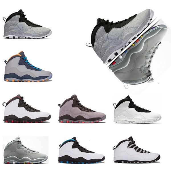 

cement 10 basketball shoes westbrook 10s i m back white black cool grey bobcats chicago steel grey men 10 sneakers size 41-47
