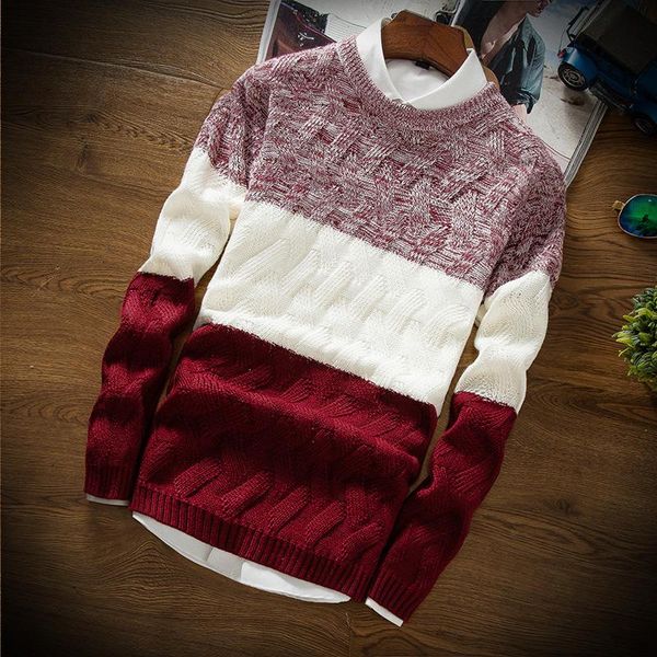 

winter men long-sleeved sweater youth fashion casual selling sweater male s  l xl 2xl, White;black
