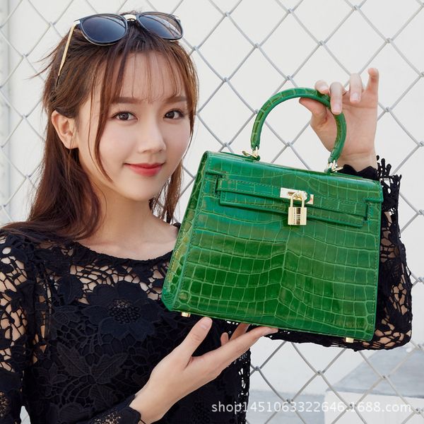 

charm2020 шаблон крокодил зерна коровьей kylie рук коносамент плеча неподдельной кожи пакет поколения волос