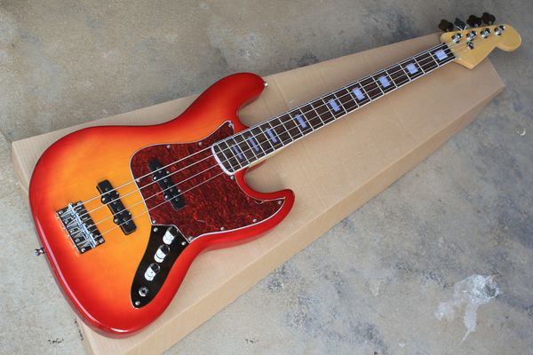 

factory new 4 strings rosewood fingerboard electric bass guitar with chrome hardware,white block inlay,2 pickups,offer customize