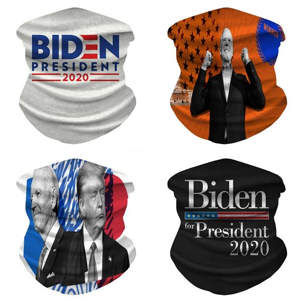 

3d national flag print biden mask neck gaiter bandana circle loop summer sun protective neck tube ring biden mask men headwear fa #156, Black