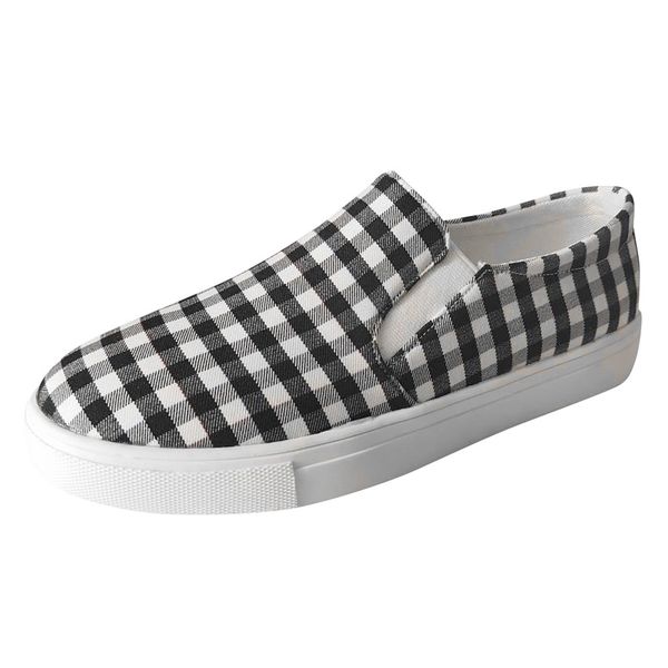 

muqgew women's ladies fashion casual comfortable canvas large size flat casual shoes running shoes #0716