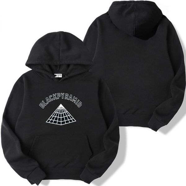 

2019 autumn black pyramid winter sign of light alphabet clothing for a couple of boys male men and womenautumn hoodie