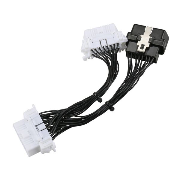 

16 pin diagnostic flat auto tool accessories durable splitter car male to female extension cable easy install for obd2