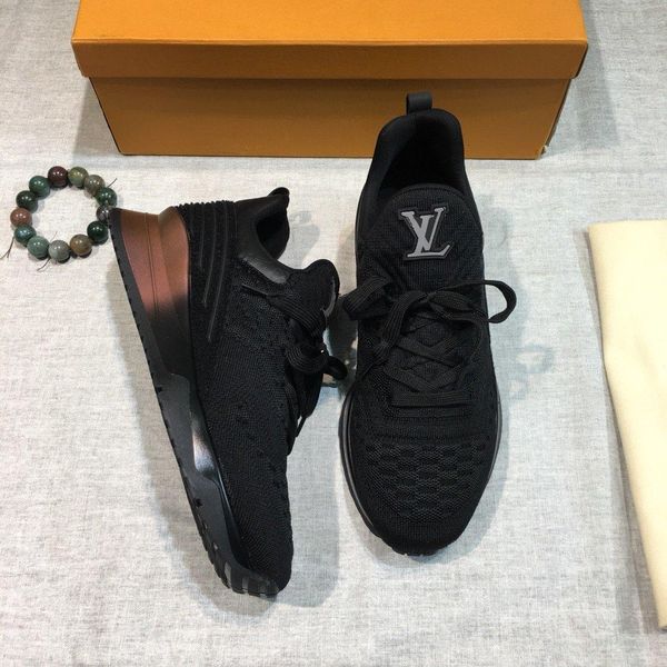 

a3 fashion casual shoes sports shoes men sneakers comfortable breathable knitted uppers original box packaging zapatos hombre, Black