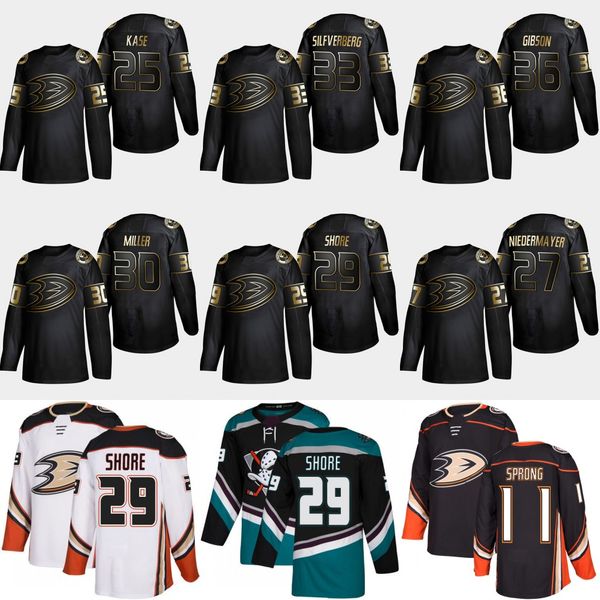 

2019 Golden Edition Anaheim Ducks 25 Ondrej Kase 27 Scott Niedermayer 29 Devin Shore 30 Ryan Miller 33 Jakob Silfverberg John Gibson Jersey