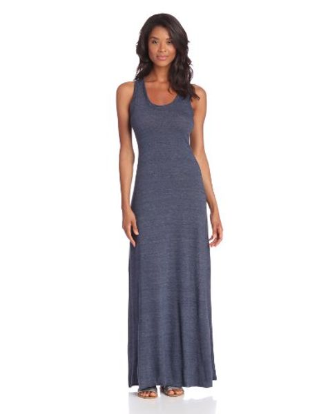 

alternative women's racerback maxi dress, Black;gray