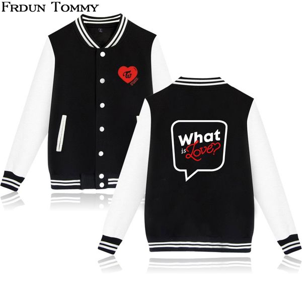 

frdun twice baseball jacket new style hip-hop harajuku streetwear fashion autumn winter warm jacket, Black;brown