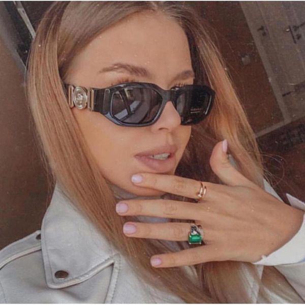 

dpz 2020 fashion personalized metal avatar decorative men sunglasses irregular small frame women sunglasses gg uv400 de sol 4361, White;black