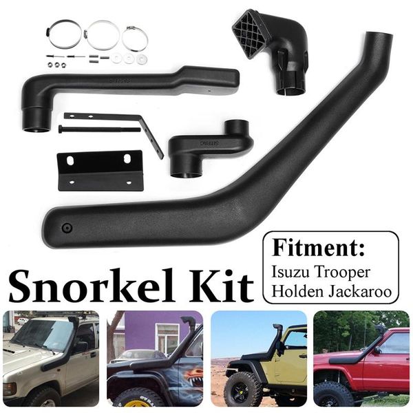 

car snorkel kit forfor holden jackaroo isuzu trooper monterey 1997-2004 abs plastic air intakes parts set