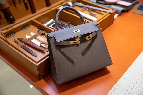 

wholesale handmade greay kelly bag with epsom skin 28cm,many other designed purse,wallet with fast delivery