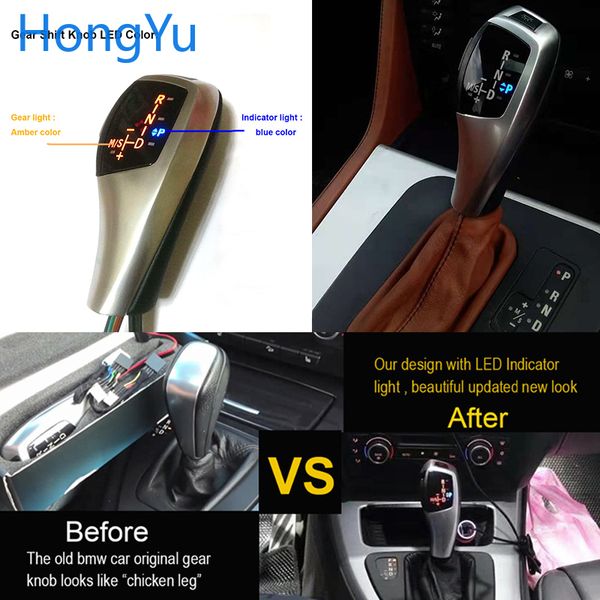 

for 3 e46 series 2d 5d facelifted 4d pre-facelift & facelifted lhd automatic updated look led gear shift knob car parts