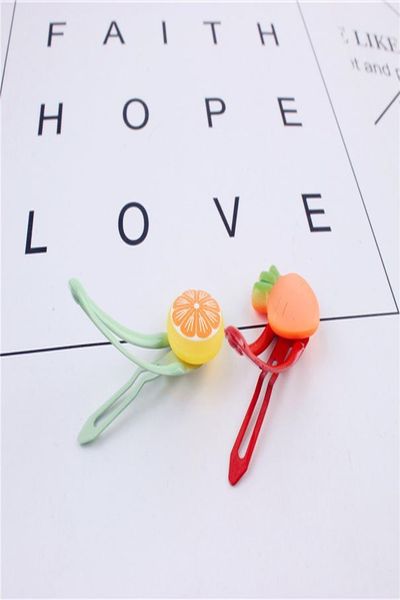 

мультфильм животных плоды плоские волосы pins завитые стиль для малыша с hairclip для укладки волос инструменты аксессуары newclipper bxjap, Black;brown