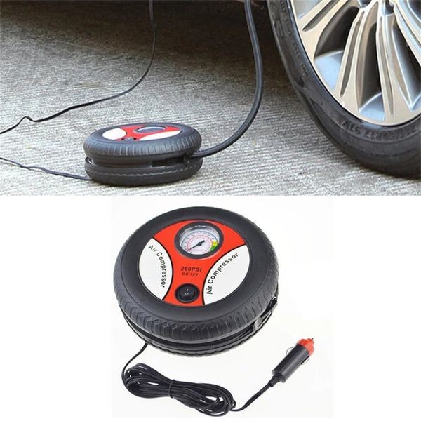 

new car tire inflation pump air compressor mini tire design 12v input voltage electric inflating machine suitable for most cars