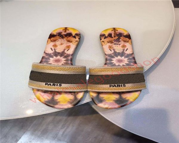 

2020 hococal paris luxury designer quite nice summer sandals beach slide slippers ladies flip flops loafers print leather, Black;grey