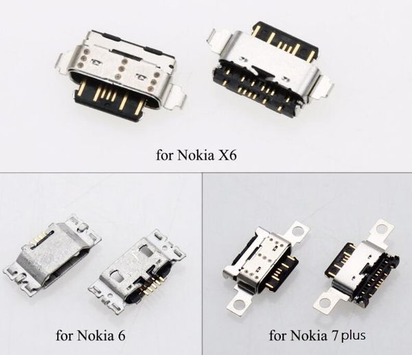 Новый тип C USB разъем usb разъем USB разъем Женский для Nokia X6 6 7 plus Micro usb разъем для зарядки порт USB-C разъем