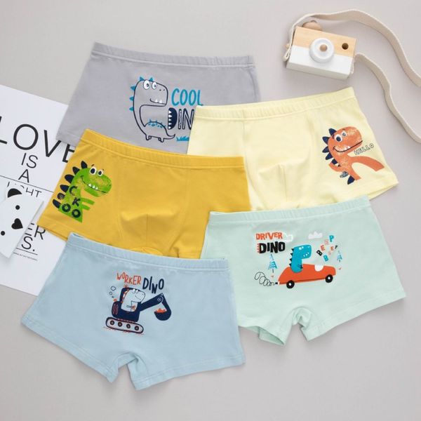 

5pcs kids panties newborn baby girl boy underwear children cute cartoon animal print cotton panties boxer briefs shorts toddler, Camo