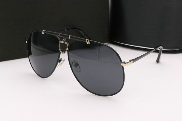 

2020 new fashion luxury evidence sunglasses retro vintage men designer shiny gold frame laser logo women with package 50022, White;black
