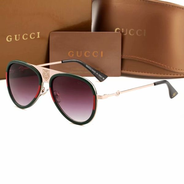 

new fashion sunglasses for men and women glasses brand sunglasses matt leopard gradient uv400 lens 0363, White;black