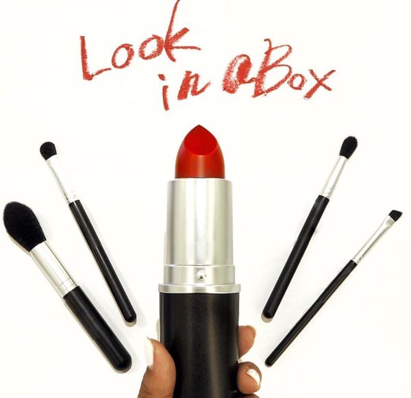 

brand new makeup brushes 4 pieces look in a box basic brush makeup brush set epacket gift