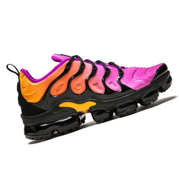 

2019 new original tn plus men running shoes olive in metallic white silver for plus tn off black air basket requin chaussures