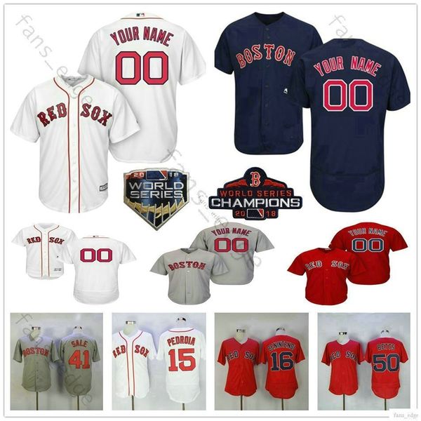 

Custom 2019 Boston Ted Williams 12 Wade Boggs 2 Xander Bogaerts Man Woman Kids Youth Red Sox Baseball Jerseys