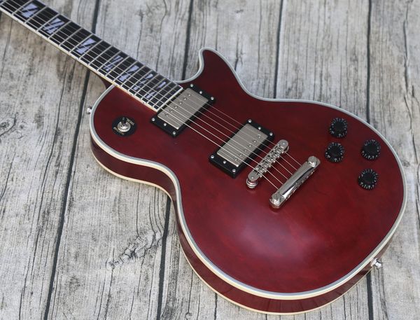 

promotion electric guitar, wine red,semi glossy, in stock, shipped out quickly