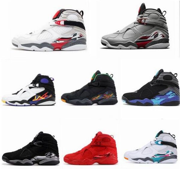 

2019 reflective bugs bunny 8 8s men basketball shoes valentines day aqua south beach chrome 3peat playoff mens trainer sports sneakers 7-13